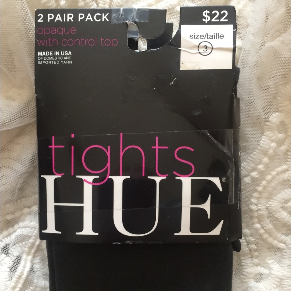 2 Pair of Hue Tights